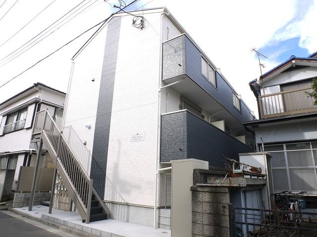 【建物外観】　京急本線・鶴見市場駅徒歩12分のアパートです。