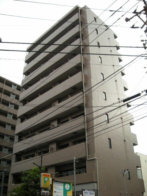 【建物外観】　「関内駅」徒歩圏内のオートロックセキュリティマンションです。