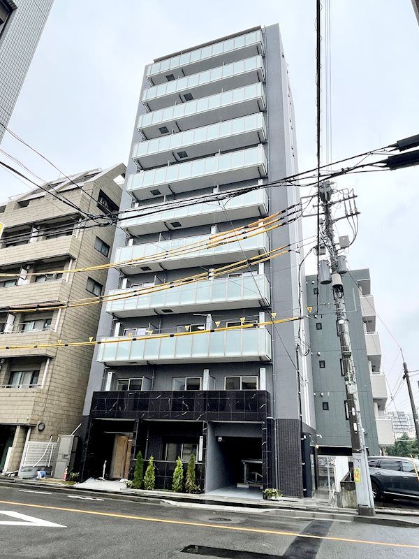 【建物外観】　JR京浜東北線「蒲田」駅より徒歩8分の築浅分譲賃貸マンションです