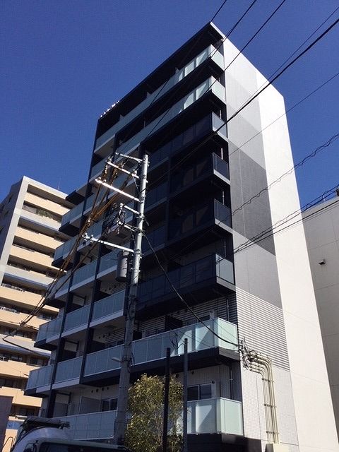 【建物外観】　京浜東北線「京急川崎駅」徒歩8分の新築マンションです。