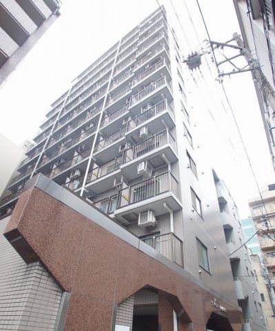 【建物外観】　JR京浜東北線「蒲田」駅より徒歩9分の分譲賃貸マンションです。