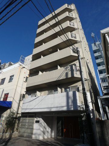 【建物外観】　JR京浜東北線「蒲田」駅より徒歩4分の分譲賃貸マンションです