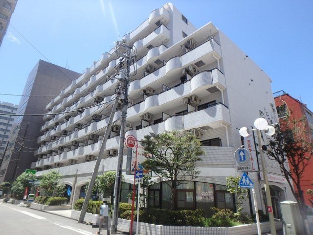 【建物外観】　JR京浜東北線「川崎」駅より徒歩7分のマンションです。