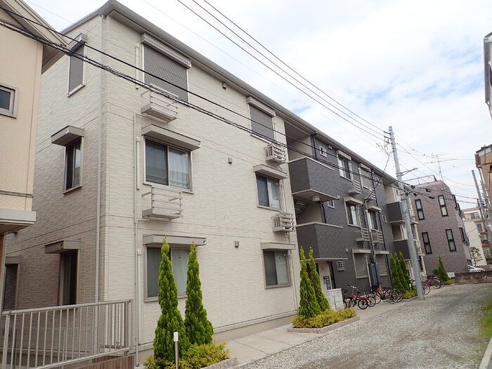 【建物外観】　南武線「鹿島田駅」徒歩13分のアパートです。